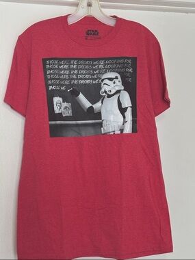 Star Wars Red Stormtrooper Chalkboard Graphic Tee